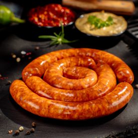 Gyulai grillkolbász juhbélben